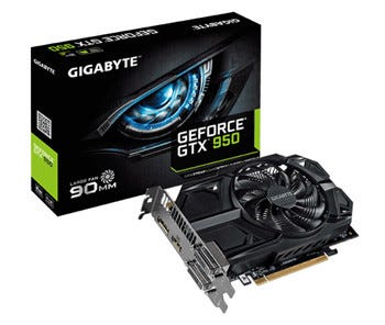 GIGABYTE、補助電源なしのGeForce GTX 950搭載グラフィックスカード ...