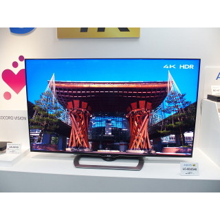 シャープ、4K HDR対応の「AQUOS US40」 - オンキヨーの2.1ch