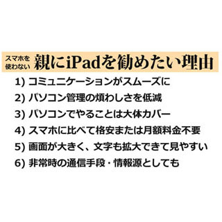 母の日だし、ガラケー派の親にiPadで孝行したい6つの理由