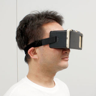 上海問屋、スマホを装着するだけでVRが楽しめるヘッドマウントディスプレイ