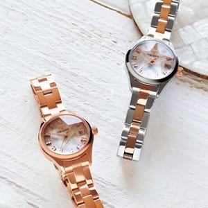 オリエント、星形カットのガラスが輝く女性向け腕時計「Neo 70's」