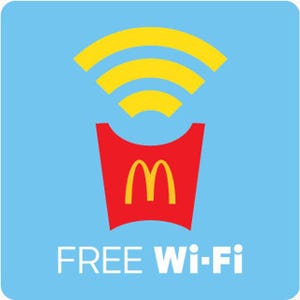 マクドナルド、全国1,500店舗でオリジナルの無料Wi-Fiサービスを提供