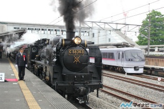 西武秩父駅への臨時「SLパレオエクスプレス」乗入れ、大反響受け今夏も実施