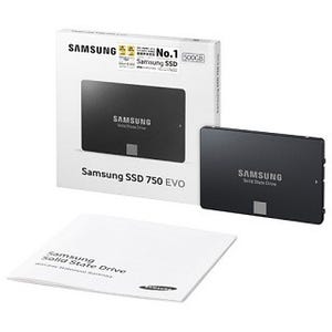 Sumsung、2.5インチSSD「Samsung SSD 750 EVO」に500GBモデルを追加