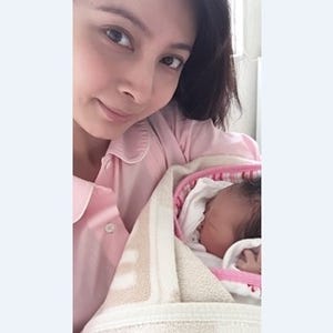 加藤夏希、第1子女児出産を報告「感動ー!」 - "七夕ガール"写真も公開