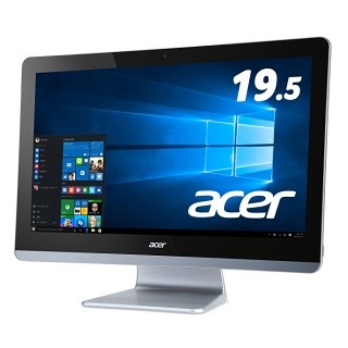 日本エイサー、19.5型フルHD液晶のAIOデスクトップPC「Aspire AZC700」