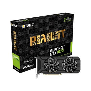 Palit GeForce GTX 1070 デュアルファン搭載モデル