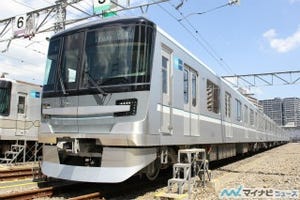 東京メトロ日比谷線13000系、新型車両を公開! 4ドア・7両編成に - 写真72枚