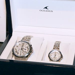 カシオ2016年秋冬の時計新製品発表会「OCEANUS」編 - 日本の伝統「紋沙塗」とのコラボやプレミアムMantaのペアモデル