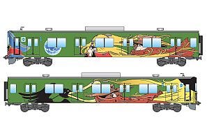 西武鉄道000系 銀河鉄道999デザイン電車 新デザインとなり10 8運行開始 マイナビニュース