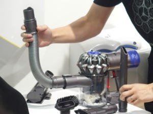 自動車内の掃除にもダイソン - シガーソケットから充電できるハンディ掃除機「V6 Car＋Boat」発表会