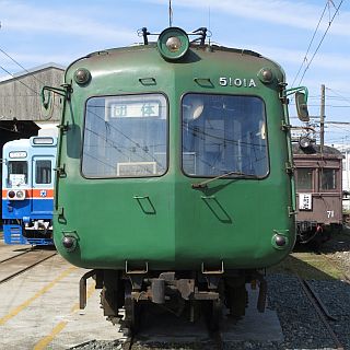 熊本電気鉄道5000形"青ガエル"元東急の名車を動かせる! 運転体験会11/5開催