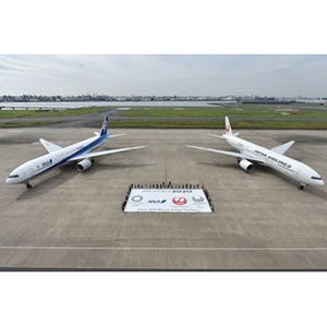 JAL・ANAが"心ひとつに"東京2020特別塗装機就航--オールジャパンを体現