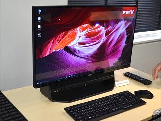 富士通、4W+4Wスピーカーと10Wウーファー搭載の27インチ一体型PC