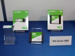 ウエスタンデジタル、WDブランドのSSDを国内投入 - 低価格モデルとして「緑」が復活
