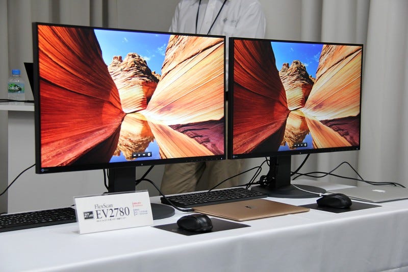 EIZO、USB Type-C映像入力・電源供給に対応する27型WQHD液晶ディスプレイ | マイナビニュース