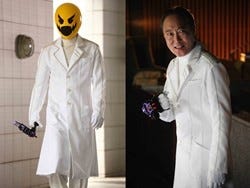 仮面ライダー 最新映画 Dr パックマンの正体は佐野史郎 ミチ彦さん がライダーの前に立ちはだかる マイナビニュース
