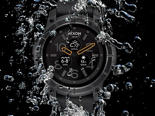 ニクソン、100m防水のAndroid Wearスマートウオッチ「THE MISSION」