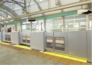 京成電鉄初のホームドア、日暮里駅3階ホームに設置 - 2017年度中に使用開始