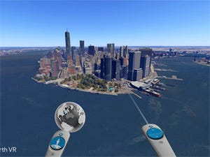 Google、VR対応「Google Earth VR」をSteamで配信 - HTC Viveからサポート