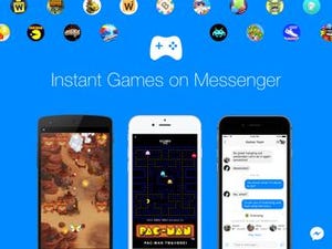 Facebook Messenger上で「インベーダー」などゲーム可能に