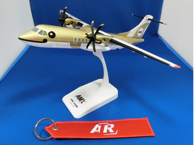 室外機＜新品＞ ATR 42-600　みぞか号　天草エアライン　エバーライズ　1/100サイズ 旅客機