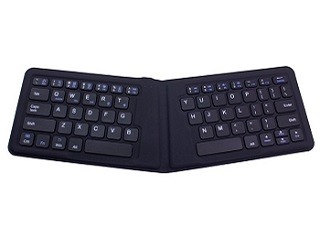 折りたたんでポケットサイズに、薄型軽量のモバイルキーボード