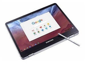 Samsung、Google Play対応・専用ペンで手書きもできる新世代Chromebook