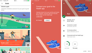 Googleカレンダー、目標達成サポートがGoogle FitやAppleヘルスケアに対応