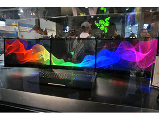 CES 2017 - Razer、ド迫力の3画面ゲーミングノートPC「Project Valerie」