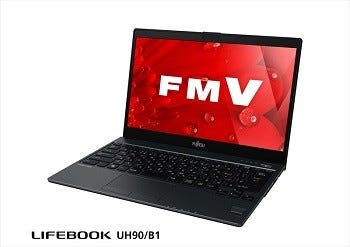 13.3型で777g、世界最軽量をうたうモバイルPC - 富士通「LIFEBOOK UH