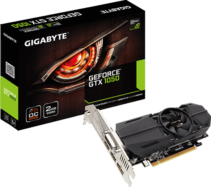 GIGABYTE、GeForce GTX 1050 Ti/1050搭載カードにロープロ対応モデル | マイナビニュース