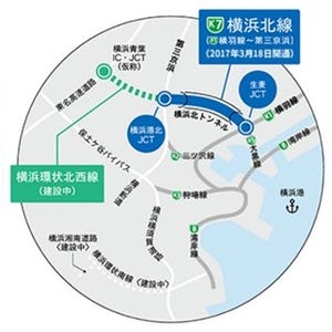 首都高速道路、横浜北線3/18開通--新横浜＝羽田空港間が10分短縮