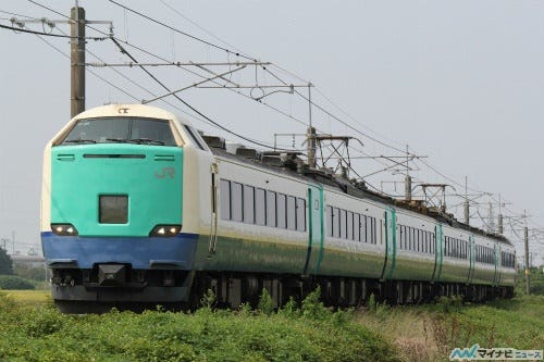 Jr東日本 新潟地区で活躍した485系r編成が3月引退 ラストランツアー発売 マイナビニュース