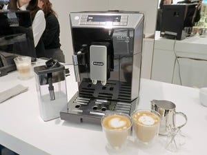 デロンギの全自動コーヒーマシン「エレッタ」 - コーヒーもエスプレッソも、7種類のミルクメニューも自動で作れる