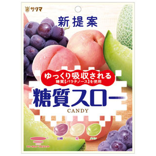 パラチノース配合でゆっくり糖質が吸収される「糖質スローキャンデー」発売