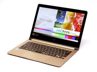 超薄型13.3型モバイルノートPC、日本エイサー「Swift 7」 - 厚さ9.98mmは驚異的、パフォーマンスも上々