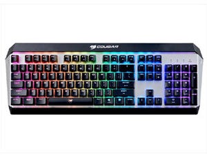 COUGAR、アルミプレートとCherry MX RGB青軸採用のゲーミングキーボード