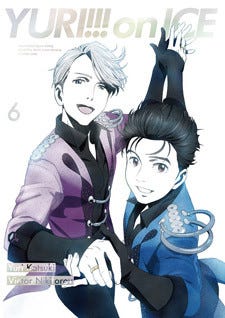 ユーリ!!! on ICE』、BD&DVD6巻のジャケットは勇利&ヴィクトルが飾る