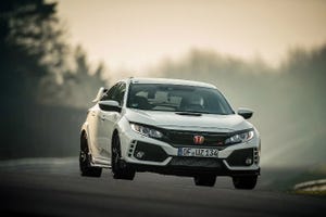 ホンダ新型「シビック TYPE R」FF最速ラップタイム更新 - 7分43秒80を記録