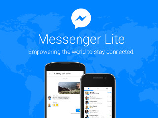 「Messenger Lite」を日本でも提供開始、つながりやすい軽量版アプリ