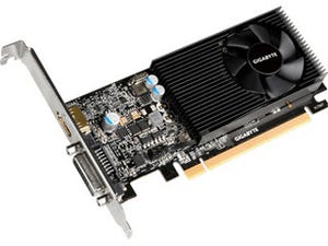 GIGABYTE、カード長150mmでロープロファイル対応のGeForce GT 1030カード