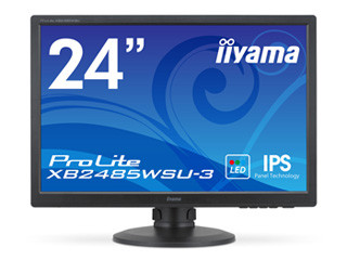 iiyama、IPSパネル採用のWUXGA対応24型液晶ディスプレイ