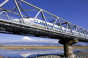 JR東海、東海道新幹線富士川橋りょうの点検作業に3Dレーザースキャナを導入