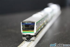 東京おもちゃショー17 トミックス E233系の鉄道模型に車載カメラ搭載 マイナビニュース