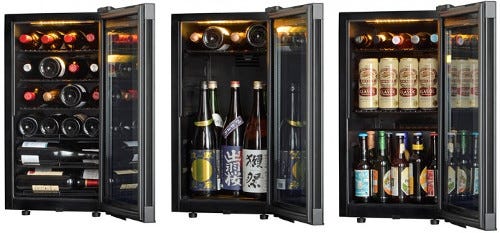 0 から まで対応したビール 日本酒も入るワインセラー マイナビニュース