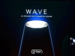 LINE、AIプラットフォーム「Clova」対応スピーカー「WAVE」を夏先行発売
