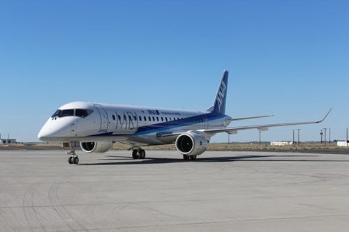 Mrj パリ エアショーに向け欧州初上陸 Ana塗装の3号機を3日間展示 マイナビニュース