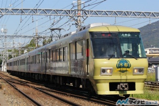 西鉄8000形「水都」編成が引退、3000形の柳川観光列車「水都」7/22運行開始