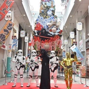 C-3POも大満足! 史上最大13mの「スター・ウォーズ山笠」が博多祇園山笠に